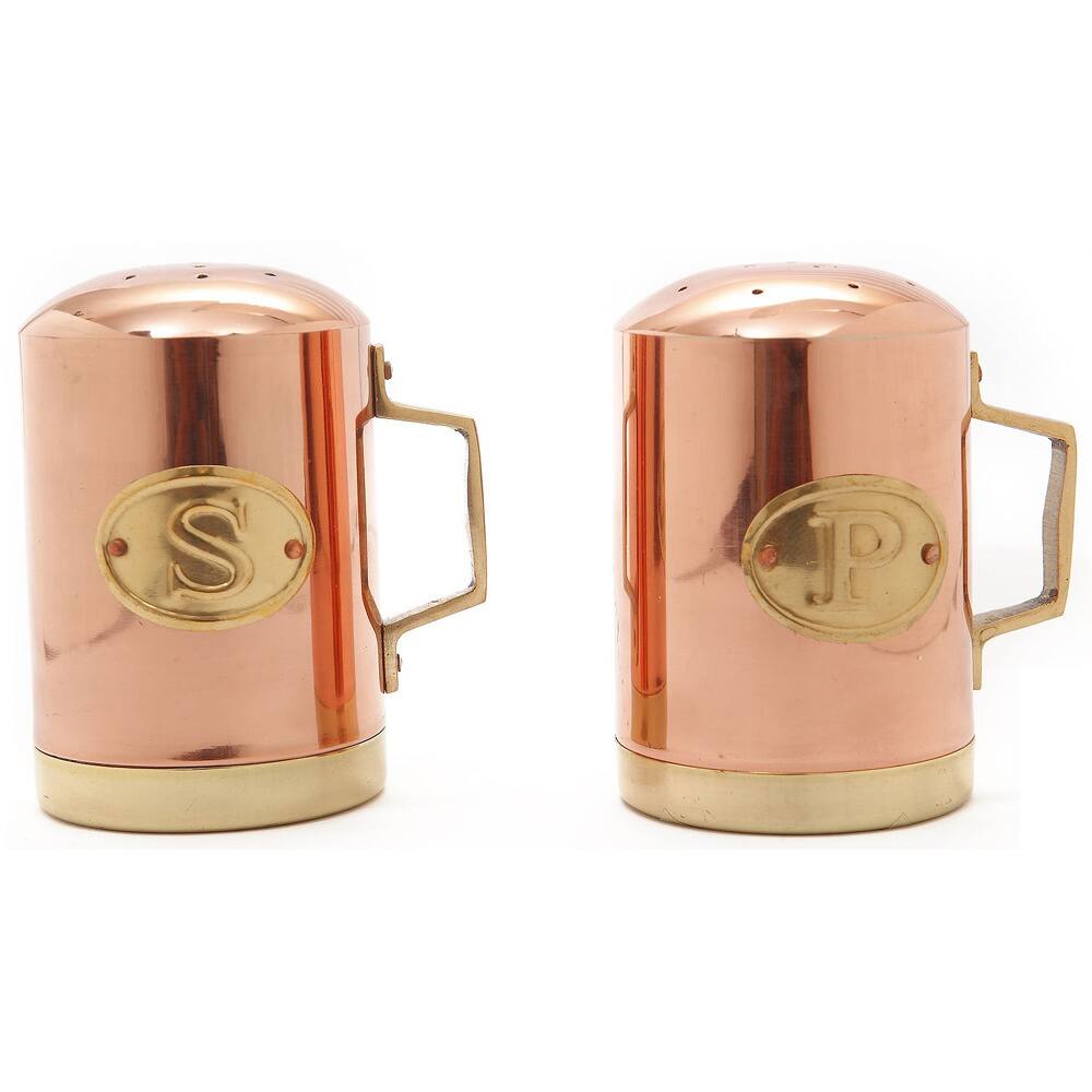 Decor 4.25-inch Copper Stovetop Salt and Pepper Set