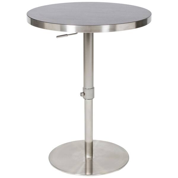 Mix 26 36 Inch Adjule Height Round Espresso Wood Mix 26 36 Inch Adjule Height Round Espresso Wood