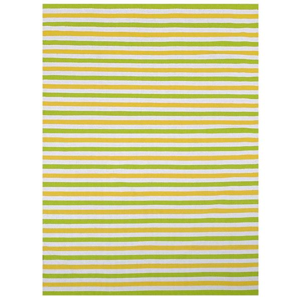 Pistachio/ Beige Outdoor Reversible Patio Rug