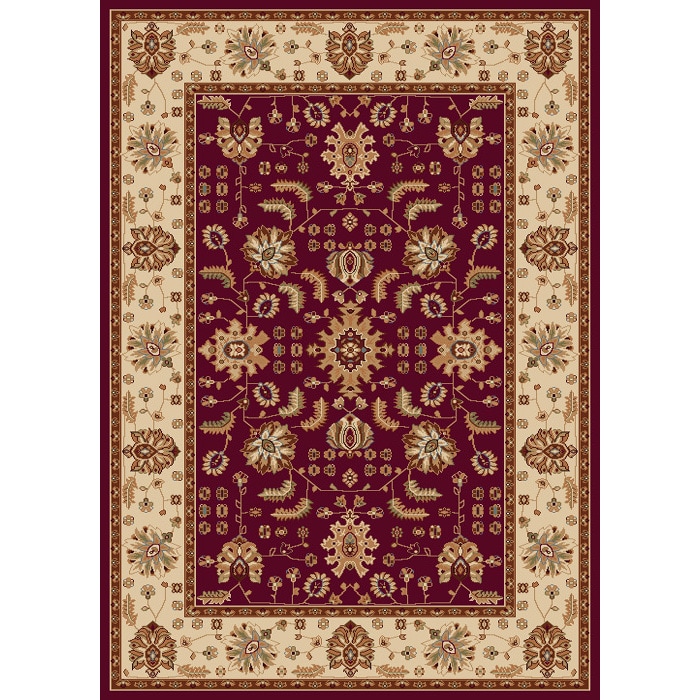 New Tradition Oriental Red/ Ivory Area Rug (710 X 102)