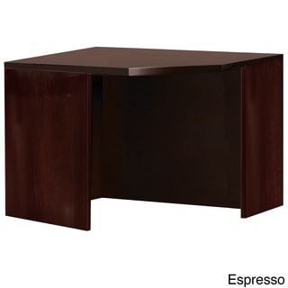 Safco Products Mayline Mira Series Corner Table Desk (Brown)