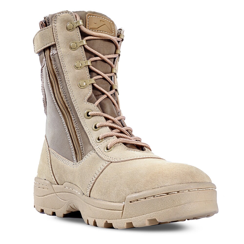side zip desert boots