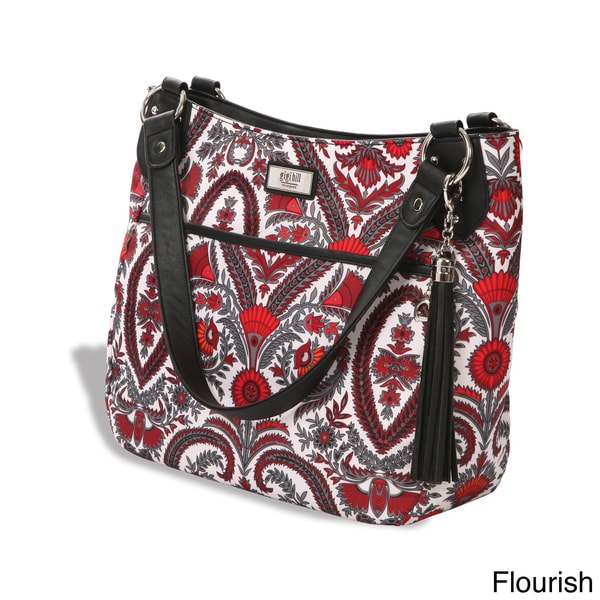 Gigi Hill 'The Carolyn' Patterned Tablet Handbag Gigi Hill Hobo Bags