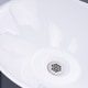 preview thumbnail 3 of 10, Highpoint Collection 17-inch Round Tapered Ceramic White Bathroom Vessel Sink