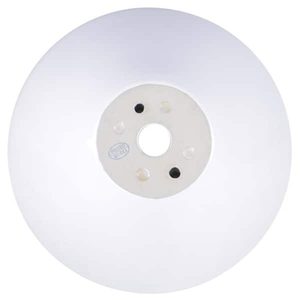 Highpoint Collection 17-inch Round Tapered Ceramic White Bathroom Vessel Sink