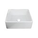 preview thumbnail 5 of 9, Highpoint Collection 15-inch Square Ceramic White Bathroom Vessel Sink