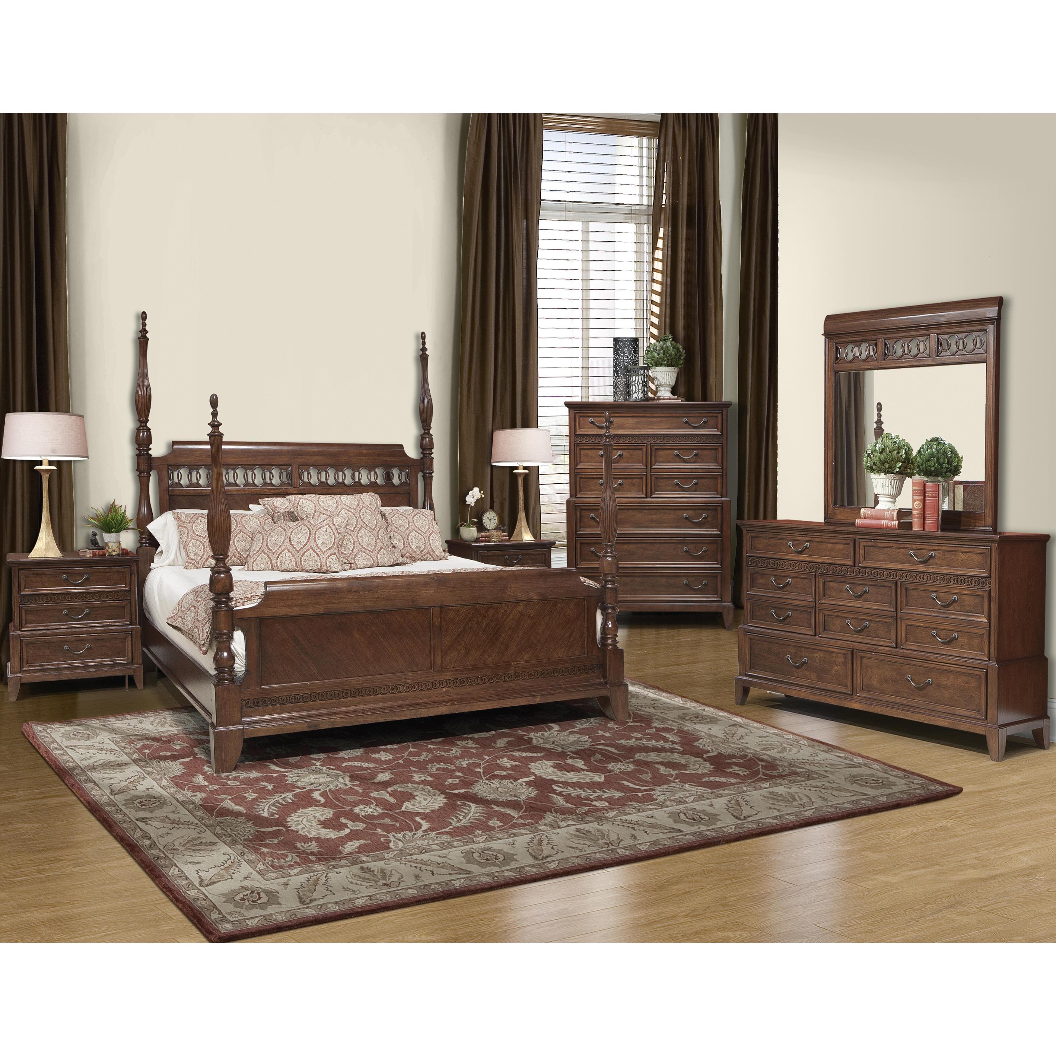 Vaughan Port Royal 5 piece Poster Bedroom Set