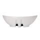 preview thumbnail 8 of 9, Highpoint Collection 23-inch White Ceramic Oblong Bathroom Vessel Sink
