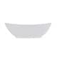 preview thumbnail 3 of 9, Highpoint Collection 23-inch White Ceramic Oblong Bathroom Vessel Sink
