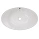 preview thumbnail 6 of 9, Highpoint Collection 23-inch White Ceramic Oblong Bathroom Vessel Sink