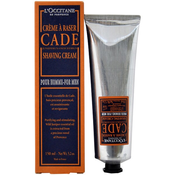 Shop L'Occitane Cade Men's 5.2ounce Shave Cream Free Shipping On