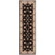 preview thumbnail 41 of 43, Nourison Modesto Persian Floral Border Area Rug 2'2" x 7'3" Runner - Black - Rectangle