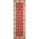 preview thumbnail 6 of 43, Nourison Modesto Persian Floral Border Area Rug 2'2" x 7'3" Runner - Rust - Rectangle