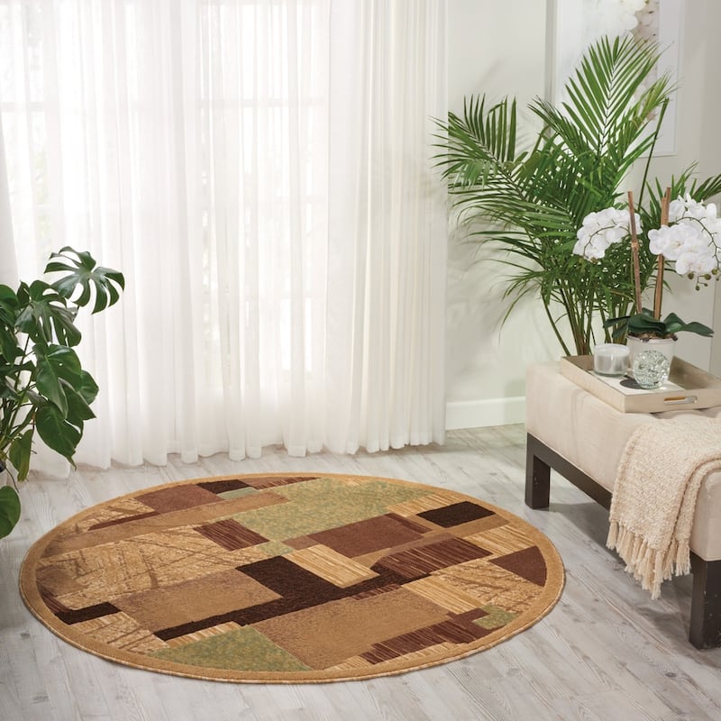 Nourison Modesto Abstract Geometric Area Rug
