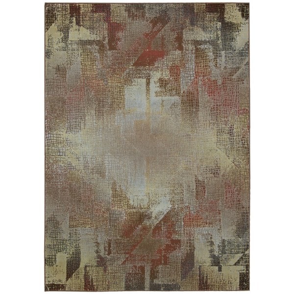 Nourison Modesto Multicolor Rug (3'11 x 5'3) Nourison 3x5   4x6 Rugs