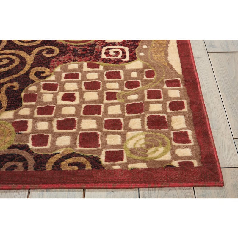 Nourison Modesto Abstract Geometric Area Rug