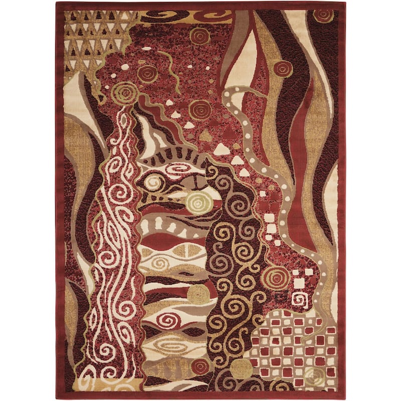 Nourison Modesto Abstract Geometric Area Rug