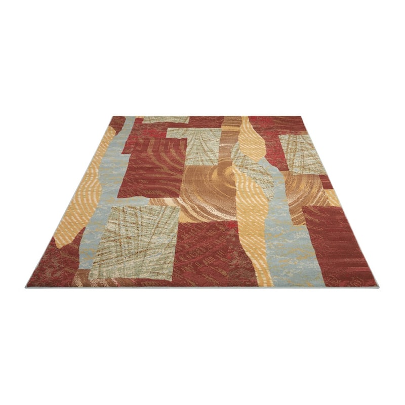 Nourison Modesto Abstract Modern Area Rug