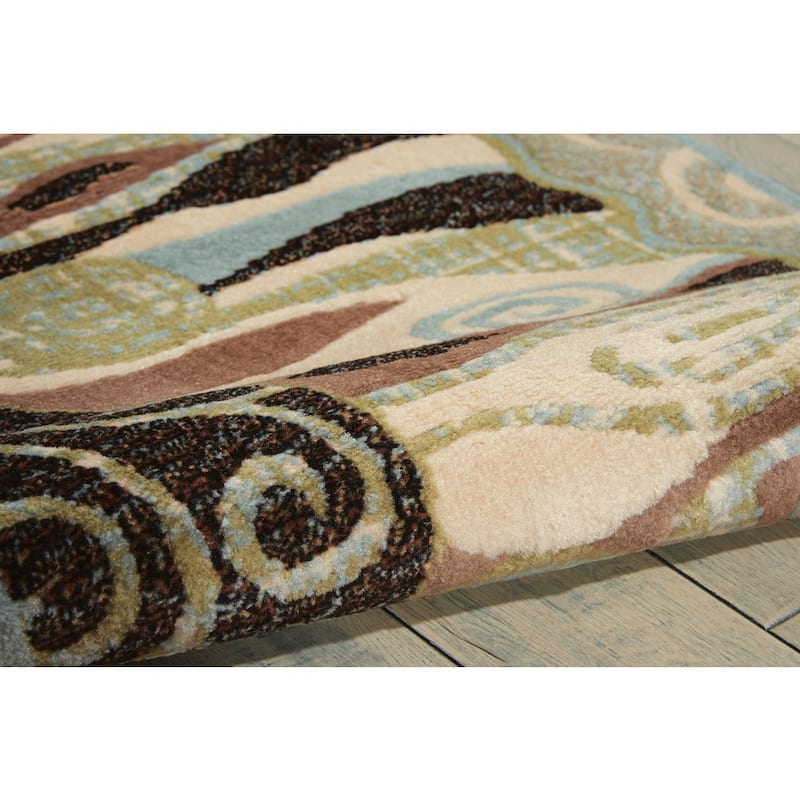 Nourison Modesto Abstract Geometric Area Rug