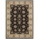 preview thumbnail 3 of 43, Nourison Modesto Persian Floral Border Area Rug 3' 11" x 5' 3" - Black - Rectangle