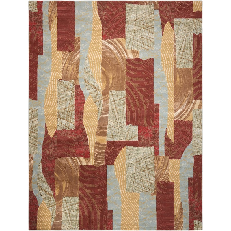 Nourison Modesto Abstract Modern Area Rug