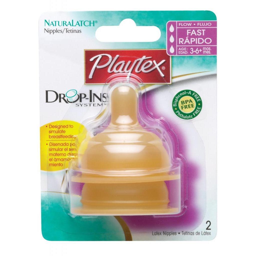 playtex naturalatch latex slow flow