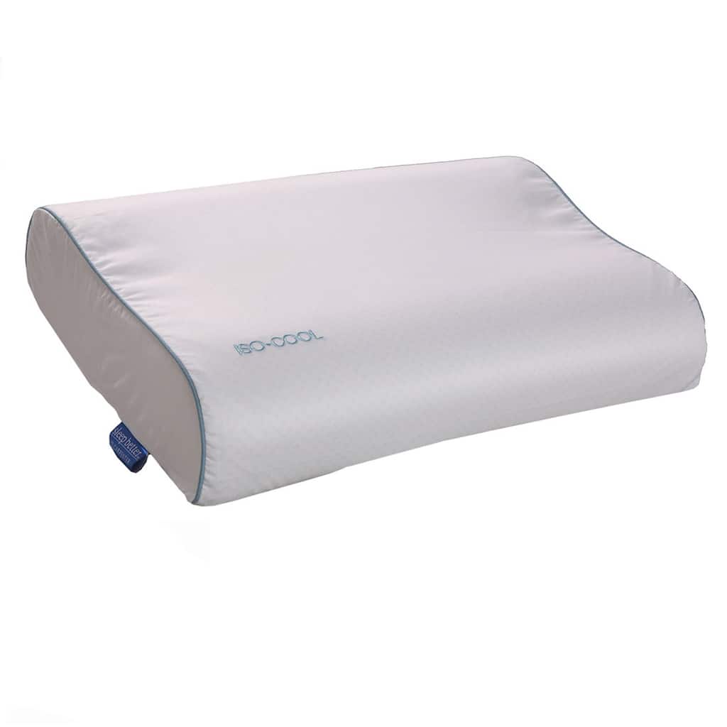 Splendorest Iso Cool Visco-elastic Memory Foam Contour Pillow with Outlast Cover