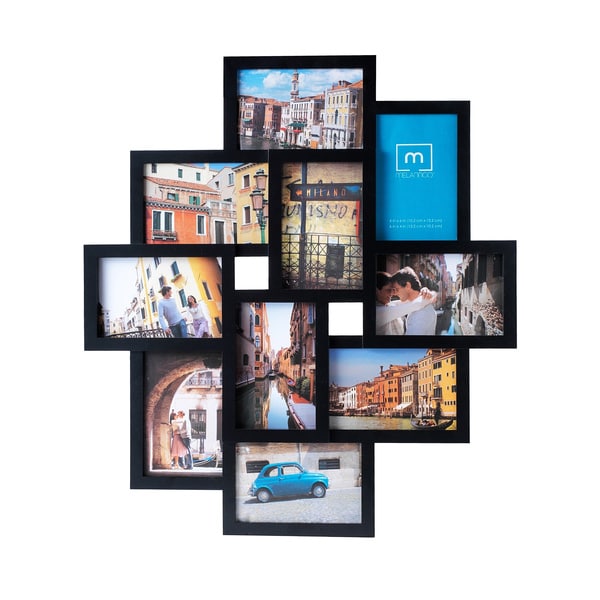 Melannco 10-opening Black Collage Photo Frame