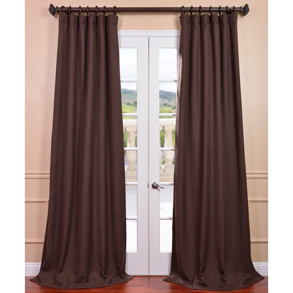 Exclusive Fabrics Java Linen Curtain (1 Panel)