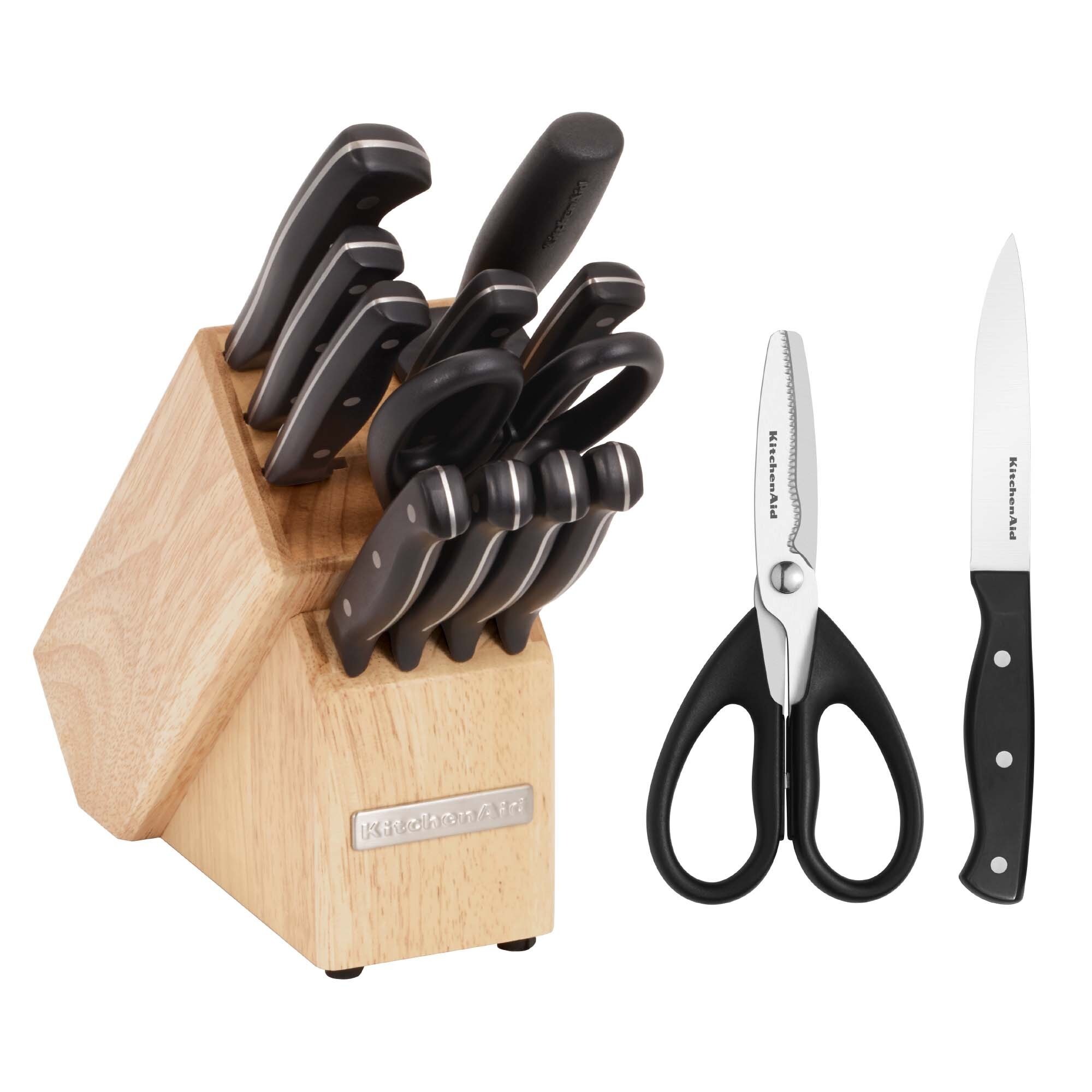 Pieces knife set. Ножи Китчен эйд. Ernesto набор ножей. Набор ножей от Китчен эйд. Zanussi набор ножей точилка.