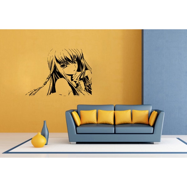 Shop 'Anime Manga Girl' Vinyl Decal Wall Art Mural Free Shipping On