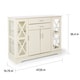 preview thumbnail 5 of 4, Simple Living Antique White Kendall Buffet