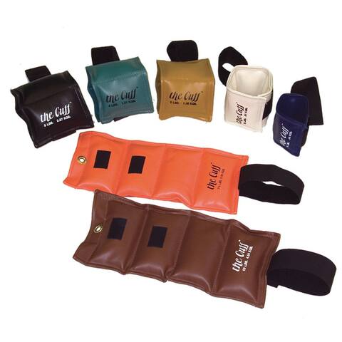 Deluxe Cuff Ankle and Wrist Weight (Set of 7) - brown