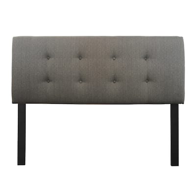 8-button Tufted Candice Charcoal Headboard