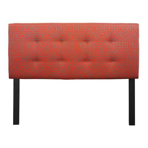8-button Tufted Atomic Red Headboard