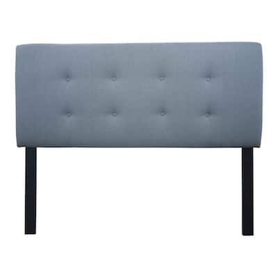 8-button Tufted Candice Bay Blue Headboard