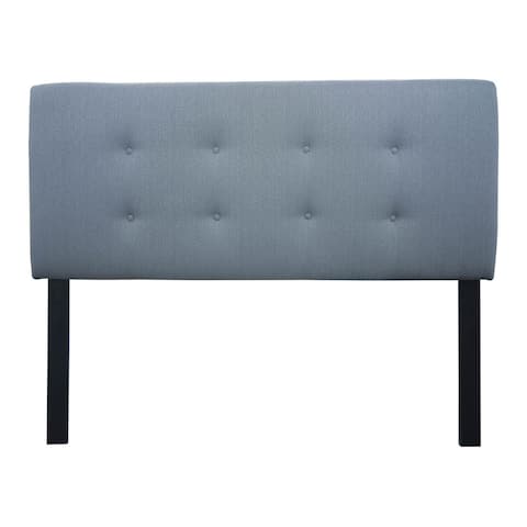 8-button Tufted Candice Bay Blue Headboard
