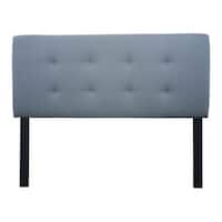 8-button Tufted Candice Bay Blue Headboard - On Sale - Bed Bath ...