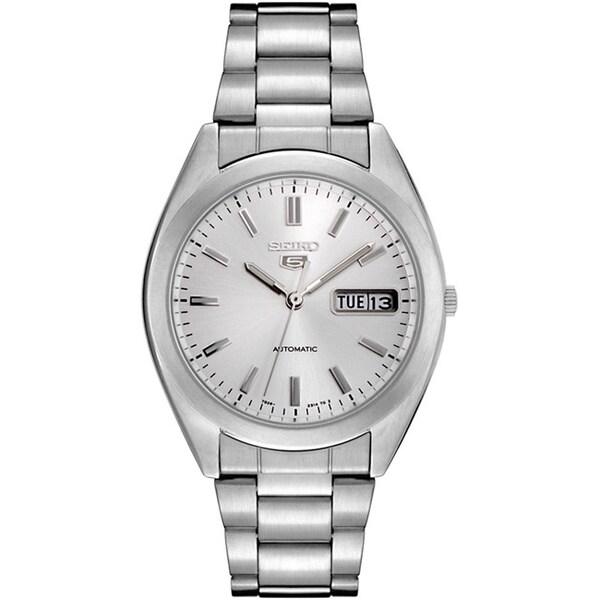 seiko men's silvertone