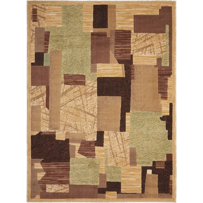 Nourison Modesto Abstract Geometric Area Rug