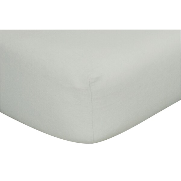 flannel fitted crib sheet