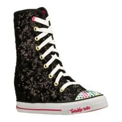 Girls' Skechers Twinkle Talls Gimme Rockstar Chick Black/Pink Skechers Sneakers