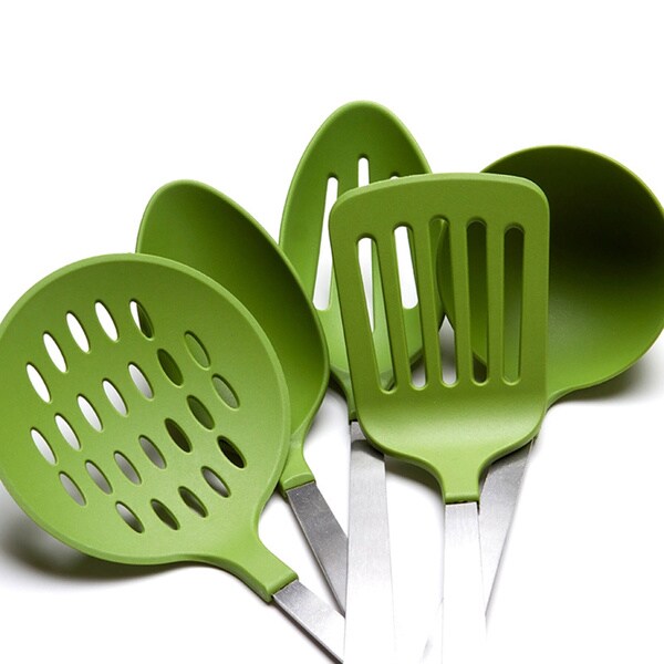 Kitchen HQ 5-piece Stainless and Nylon Cooking Utensils - 20908994