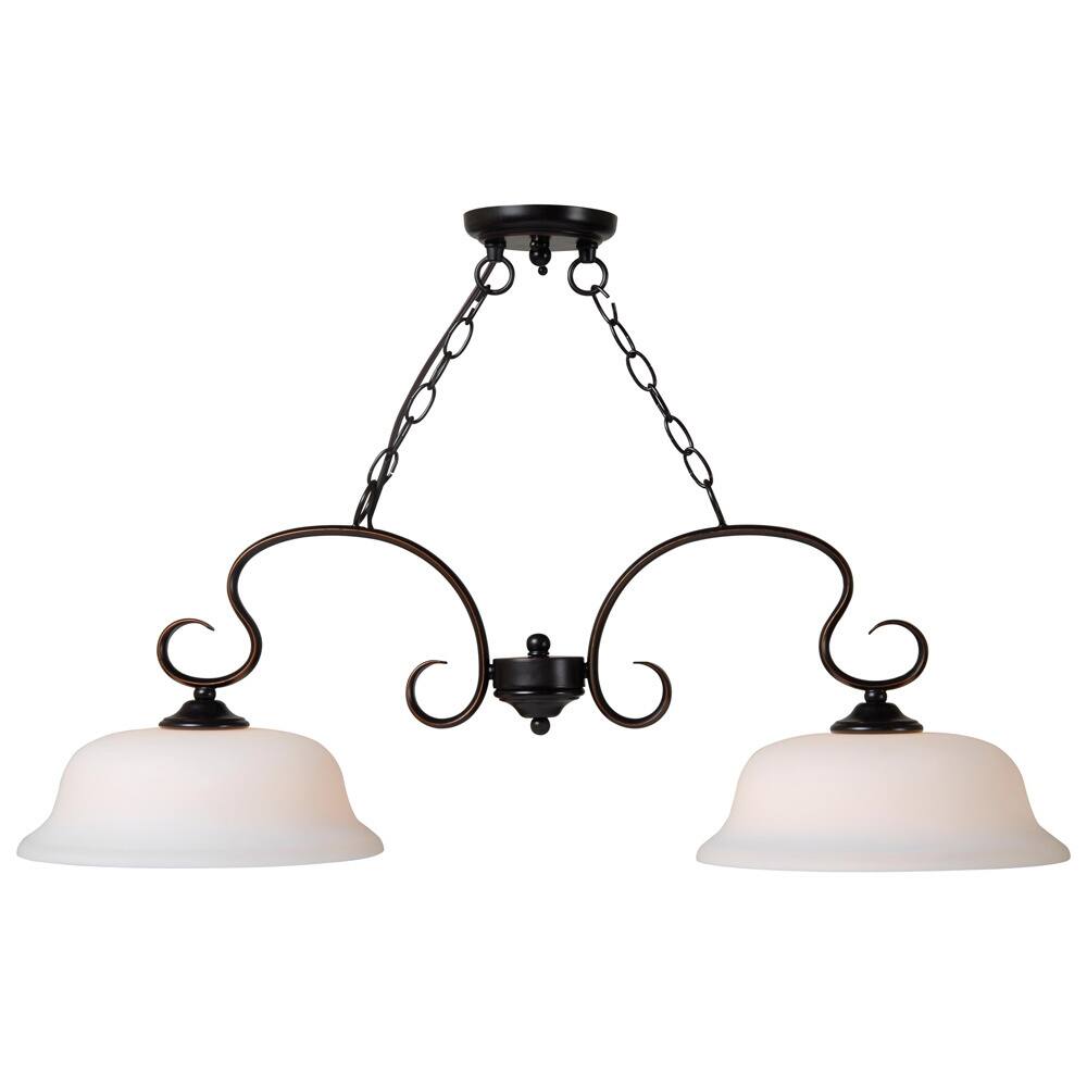 Kiel 2-light Oil Rubbed Bronze Island Pendant
