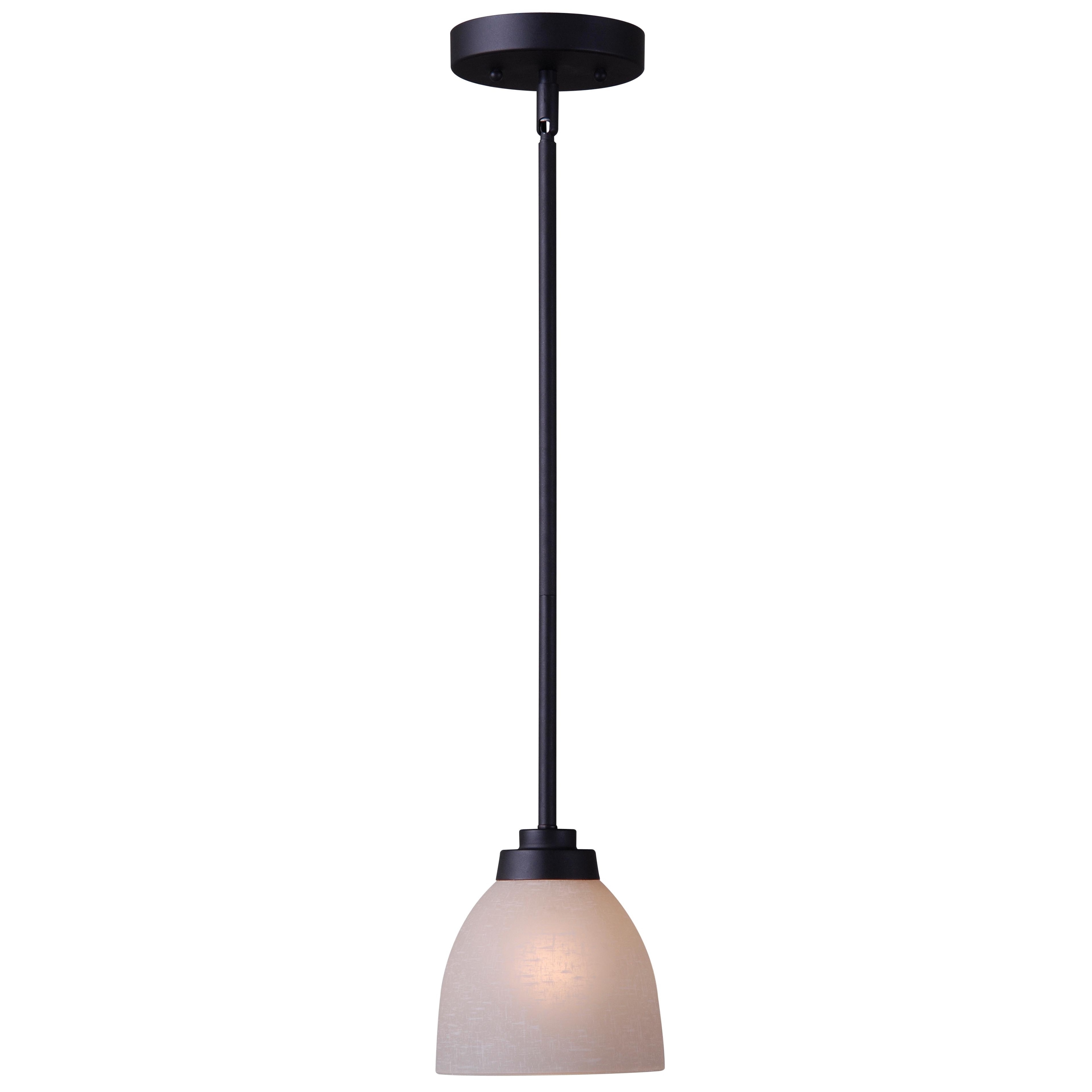 Rouen 1 light Black Mini Pendant