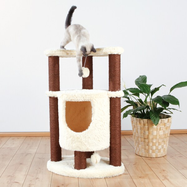 Armarkat Premium Cat Condo Faux Fur Covered Pet Furniture
