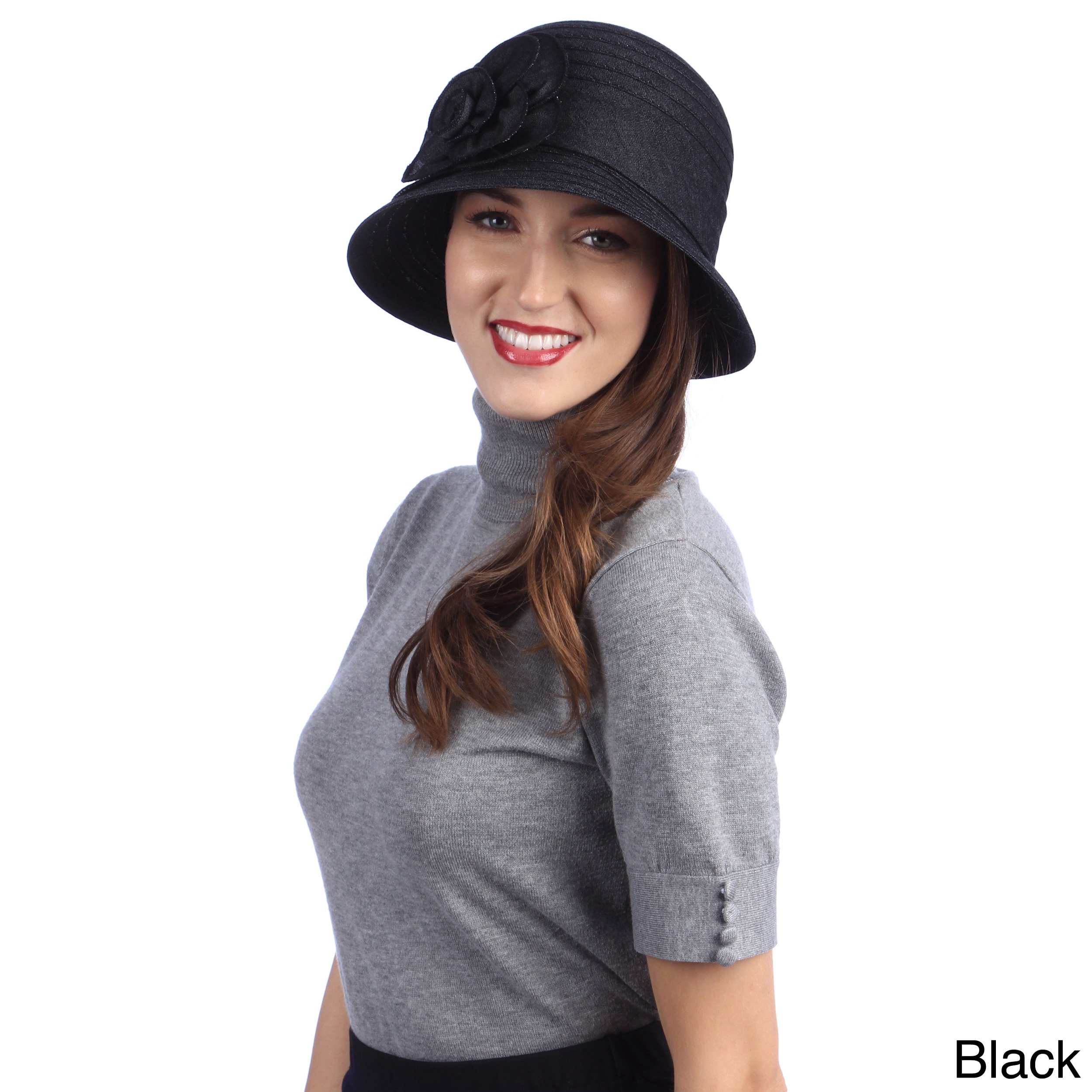 Swan Womens All year round Denim Ribbon Packable Hat