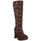 brown demonia boots