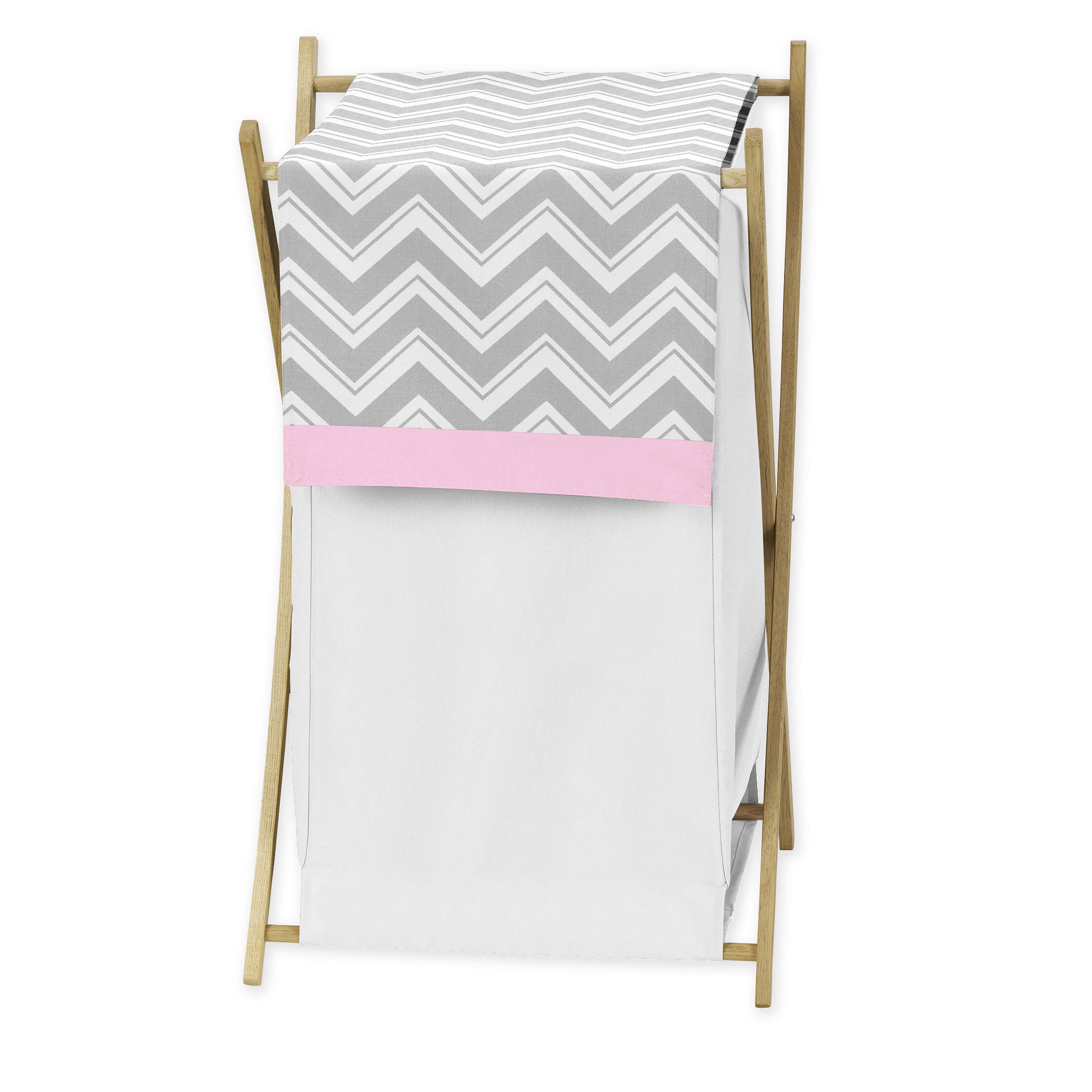 Sweet Jojo Designs Chevron Laundry Hamper (Pink/ grey/ whiteImportedThe digital images we display have the most accurate color possible. However, due to differences in computer monitors, we cannot be responsible for variations in color between the actual 