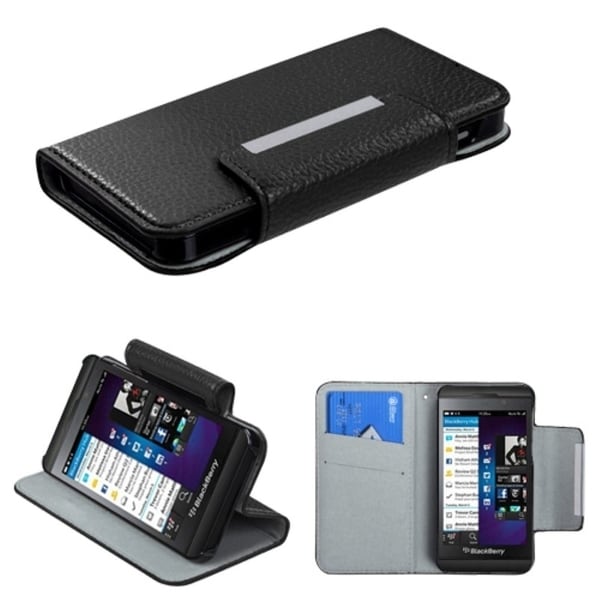 BasAcc Black MyJacket Wallet Case for Blackberry Z10 BasAcc Cases & Holders